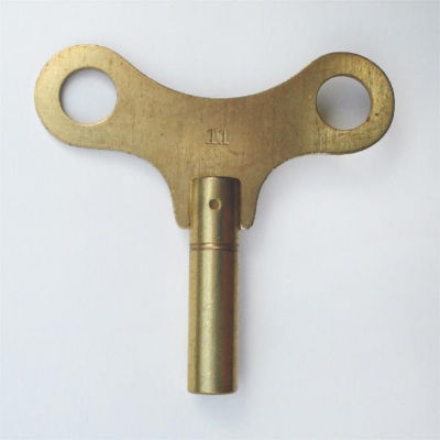 Messing klok sleutel model A (sleutelmaat 5,50 mm)