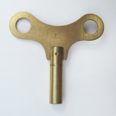 Messing klok sleutel model A (sleutelmaat 6,00 mm)