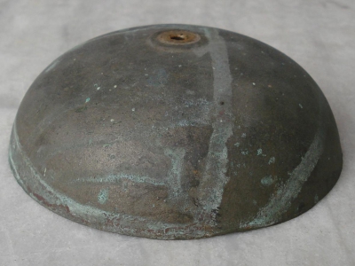 Antieke comtoise bel, zilverbrons, Ø ca. 14,5 cm