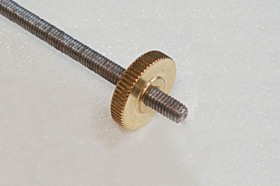 Comtoise vouwstang, verbeterd model, messing afstelmoer M3.