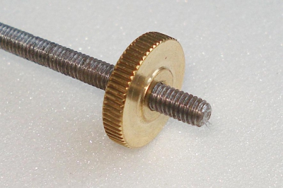 Comtoise vouwstang, verbeterd model, messing afstelmoer M4