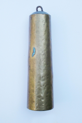 Messing gewicht voor Friese klok. 3557 gr.