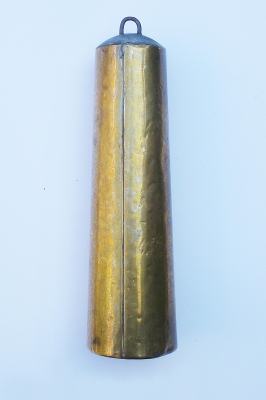 Messing gewicht voor Friese klok. 3618 gr.