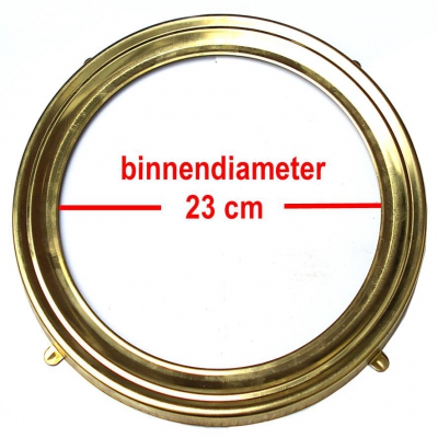 Messing lunette voor stations comtoise 30 cm.