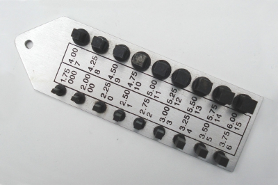 Meetinstrument sleutelmaat.