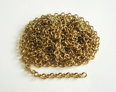 Zware friese klokketting voor staartklok en stoelklok.