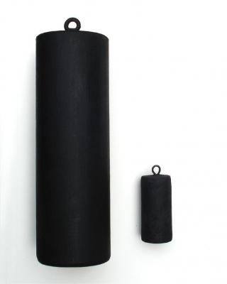 Stel gebruikte gewichten voor lantaarnklok, Luikse, Limburgse (meiden-)...