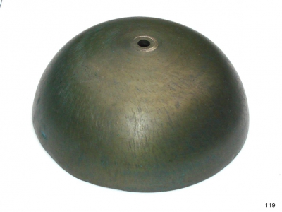 Bronzen comtoise bel, Ø 11,8 cm.