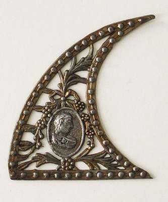 Linker toog-ornament voor Luikse klok