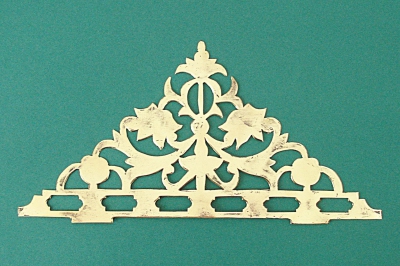 HANDGEZAAGD belhek breed ca. 23,5 cm.