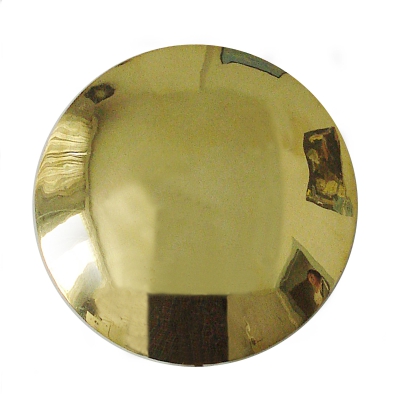 Slinger voor Engelse staande klok geheel compleet met messing lens, geleidestang en moer, slingerstang en slingerveer. 