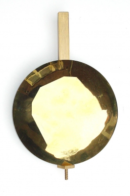 Engelse staande klok slinger Ø 4 “ (10 cm) - messing - cpl. met...