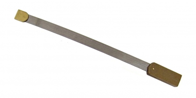 Slingerveer Engelse staande klok (2 einden) met messing blok 27 mm.