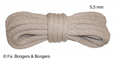 Linnen klokkentouw voor Engelse staande klok Ø 5,5 mm 