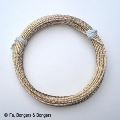 Met vinyl overtrokken stalen draad voor Engelse staande klok Ø 1,50 mm. 