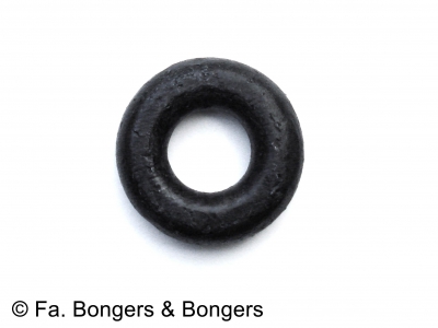 Loden kettingring, gepatineerd, gewicht ca. 150 gr.