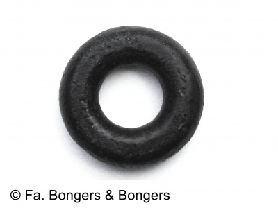 Loden kettingring, gepatineerd, gewicht ca. 330 gr