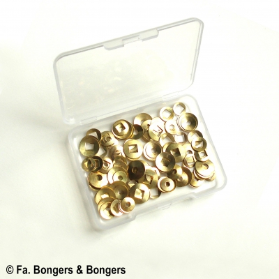 Assortiment ringetjes met ronde en vierkante gaten