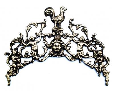 Gietstuk voor o.a. lantaarnklok. 