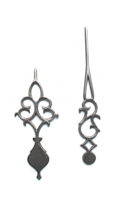 Top! Ambachtelijk vervaardigde luikse / lantaarnklok wijzers 