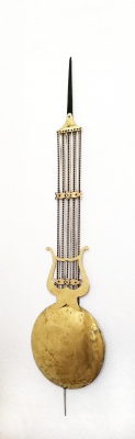 Originele antieke harpslinger, lensdiameter 27,5 cm.