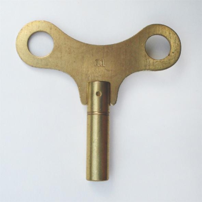 Messing  klok sleutel model A (sleutelmaat 3,00 mm)