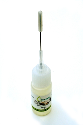 Precision clock oiler met olie van gemiddelde viscositeit van 25cST...