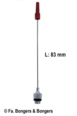 Losse naald voor doseerpen. Lengte medium 83 mm. 