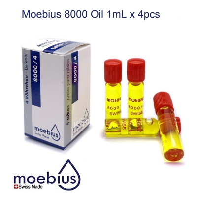 Moebius 8000. Olie voor horloges. Swiss Made. 4 ml.