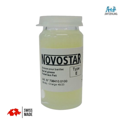 Novostar vet type E voor de veertonnen en veren van horloges en klokken.