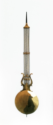Originele antieke harpslinger, lensdiameter 24 cm.