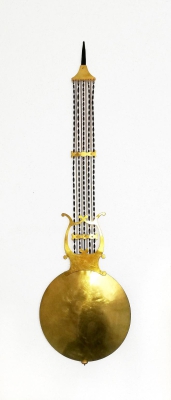 Originele antieke harpslinger, lensdiameter 28 cm. 