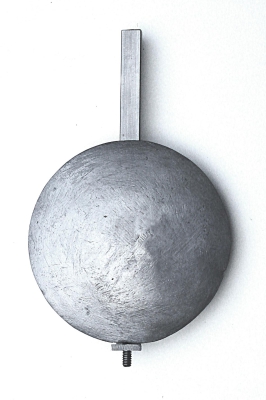 Complete slingers voor Engelse staande klok Ø 4 “ (10 cm) – loden lens cpl, met geleidestang en moer 