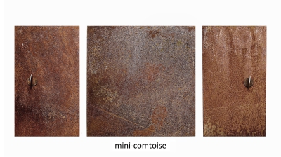 Achterwand en 2 deurtjes voor mini-comtoise compleet