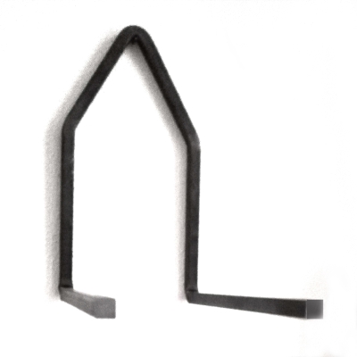 Luxe lantaarn- Luikse klokstoel (diepe dragers), zwart gelakt