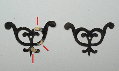 Messing hoekstukken