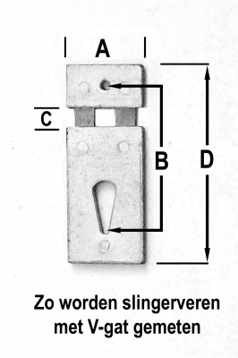 Slingerveer voor antieke Comtoise klok met ankergang.