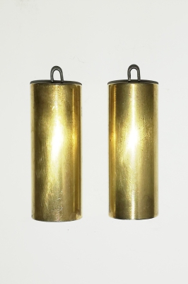 Gewichten messing / lood 568 gr./578 gr.