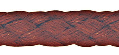 Luxe kwaliteit klokkentouw 6 mm, kleur: rood