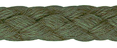 Luxe kwaliteit klokkentouw 8 mm, kleur: groen