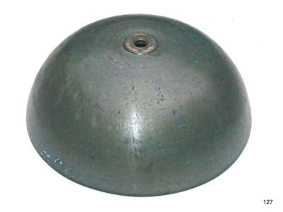 Bronzen comtoise bel, Ø  ca. 12  cm.