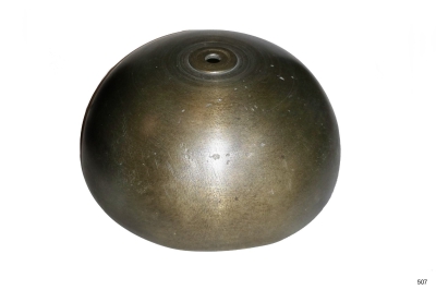 Bronzen comtoise bel, Ø 11.8 cm.