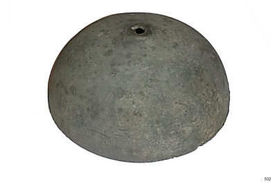 Zilverbrons comtoise bel, Ø 11,9 cm. 