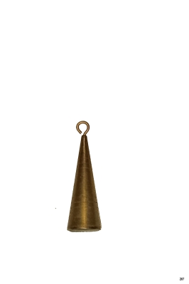 207 - Antiek contra- wekkergewicht voor Friese klok. 57 gr.