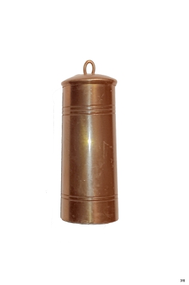 313 - Messing gewichten voor o.m. Friese klok. 1030 gr.