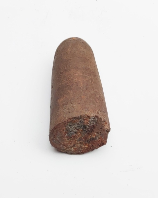 503 - Antiek in zand gegoten gewicht.