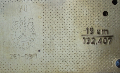 Uurwerk Zaanse klok. NN. (Art. Nr. Q01-1205)