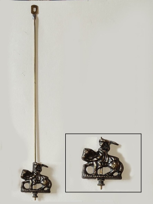 Slinger voor zaanse klok (ruiter). Art. Nr. Q01-1006)