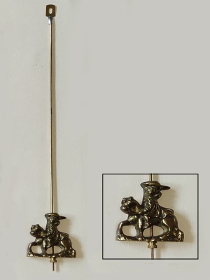 Slinger voor zaanse klok (ruiter). Art. Nr. Q01-1010)