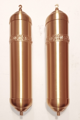 Grote geprofileerde lege messing hulzen. (Art.Nr. R01-110)